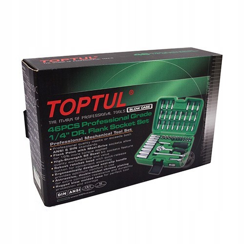 Професійний набір інструменту TOPTUL 1/4" 46од. GCAI4601