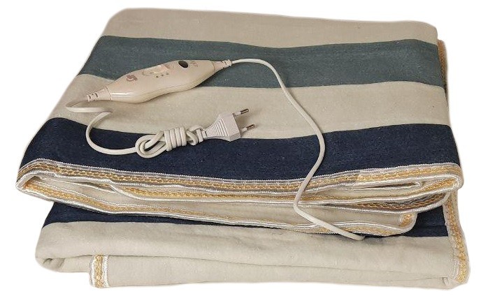 Простынь электрическая Electric Blanket 150х120см (полосы, Разноцветные)