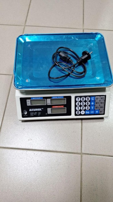 УЦЕНКА! Весы Alfasonic AS-A072 на 55 кг со встроенным аккумулятором (Нет упаковки 2656)