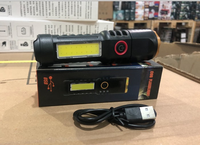 Фонарик с зарядкой USB HS-82202