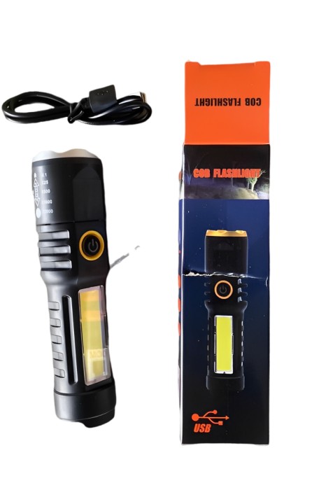 Фонарик с зарядкой USB HS-82202