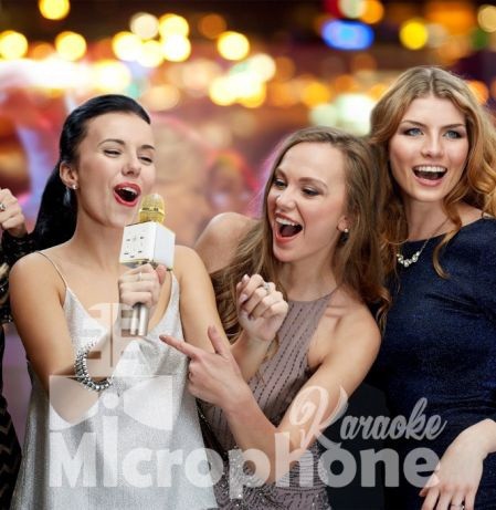 Bluetooth микрофон для караоке Q7 Блютуз микро + ЧЕХОЛ