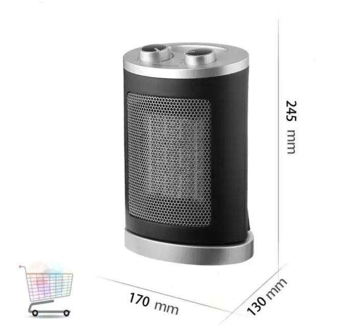 Тепловентилятор напольный Domotec MS-5905 Ceramic 1500 Вт Серый