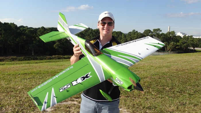 Літак радіокерований Precision Aerobatics XR-52 1321мм KIT (синій)