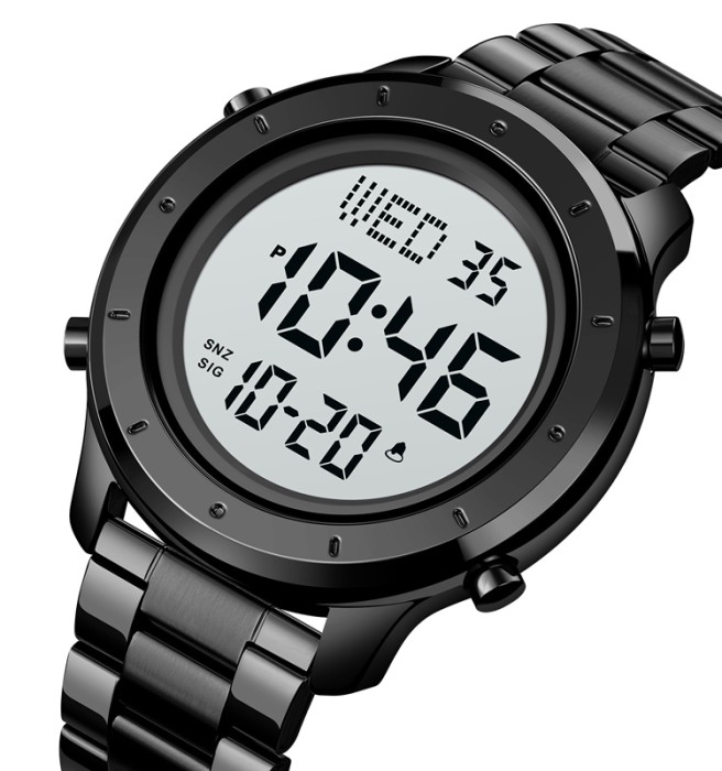 Skmei 1864SBKWT Black-White Steel