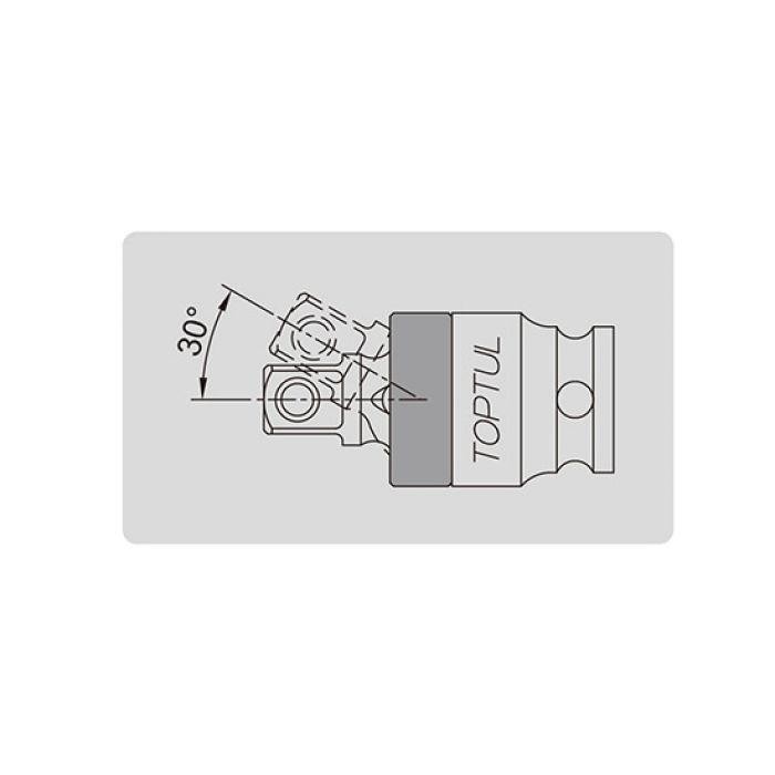Кардан ударний 3/4" TOPTUL посилений KACN240P