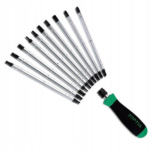 Набір викрутка з насадками 20 в 1 TOPTUL (PH,PZ,SL,Hex,Torx) GAAI2101
