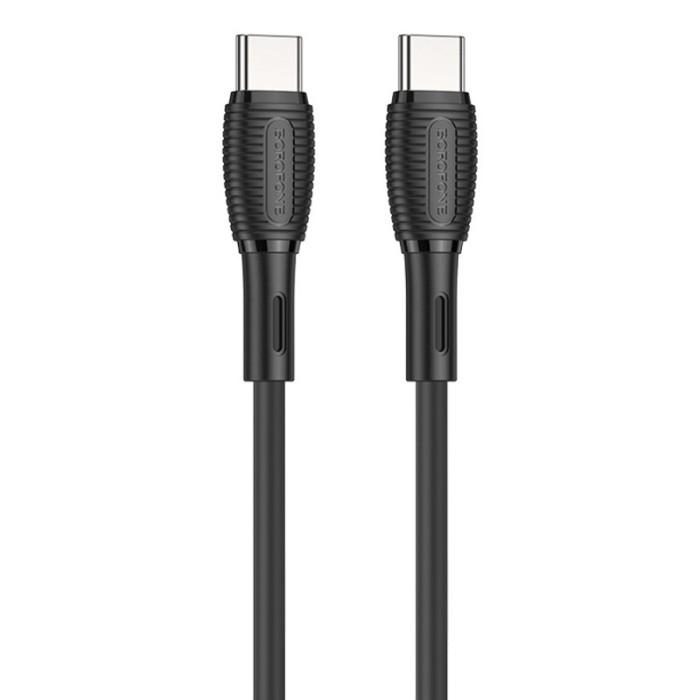 Дата кабель Borofone BX86 Advantage Type-C to Type-C 60W (1m) Black