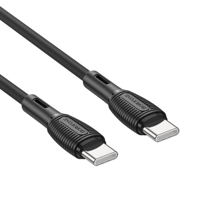 Дата кабель Borofone BX86 Advantage Type-C to Type-C 60W (1m) Black