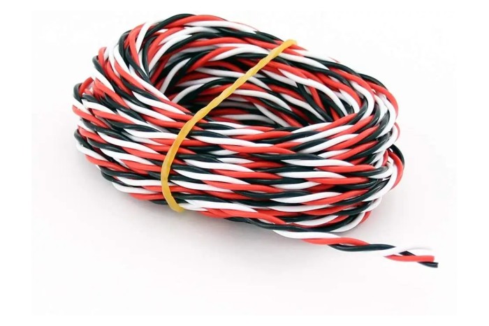 Сервопровід QJ 26 AWG скручений (Futaba), 1 метр