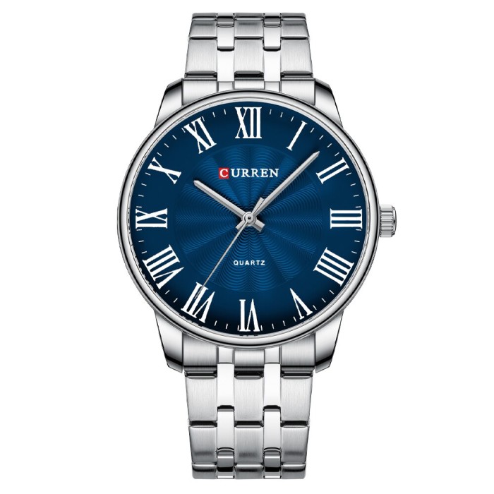 Curren 8422 Silver-Blue