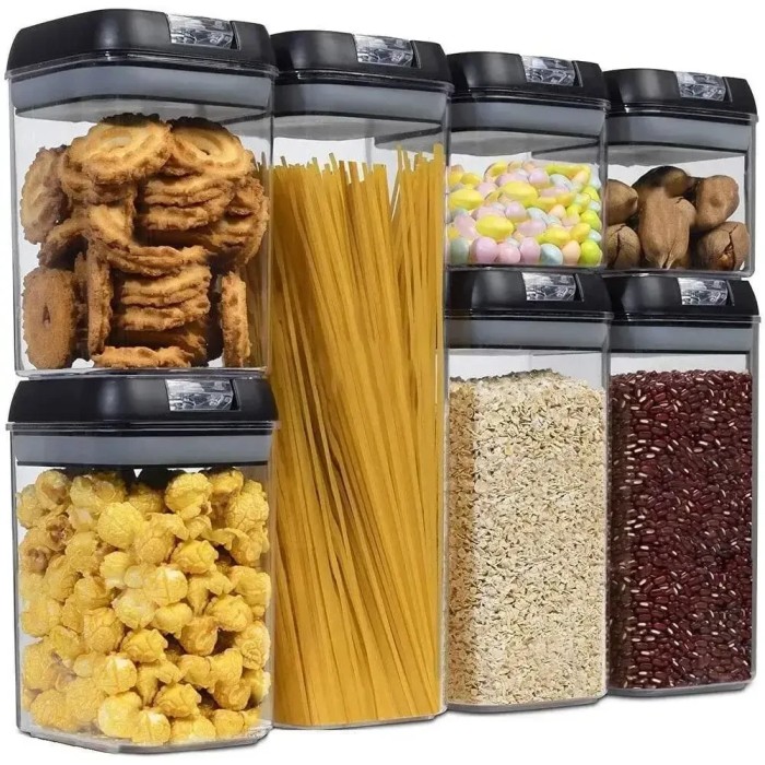 УЦЕНКА! Набор контейнеров для еды, 7 предметов, FOOD Storage Container (Плохая упаковка, трещина 3068)