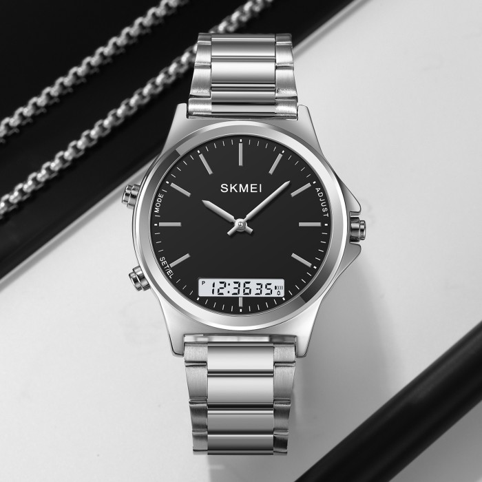 Skmei 2120SIBK Silver-Black