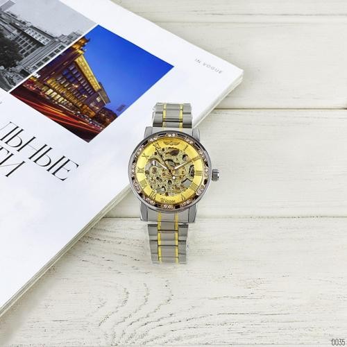 Winner 8012 Diamonds Automatic Silver-Gold