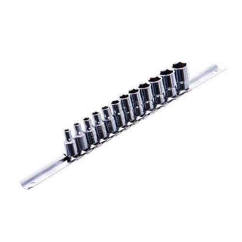 Набір головок 1/4 "12од. на планці TOPTUL GAAQ0801U
