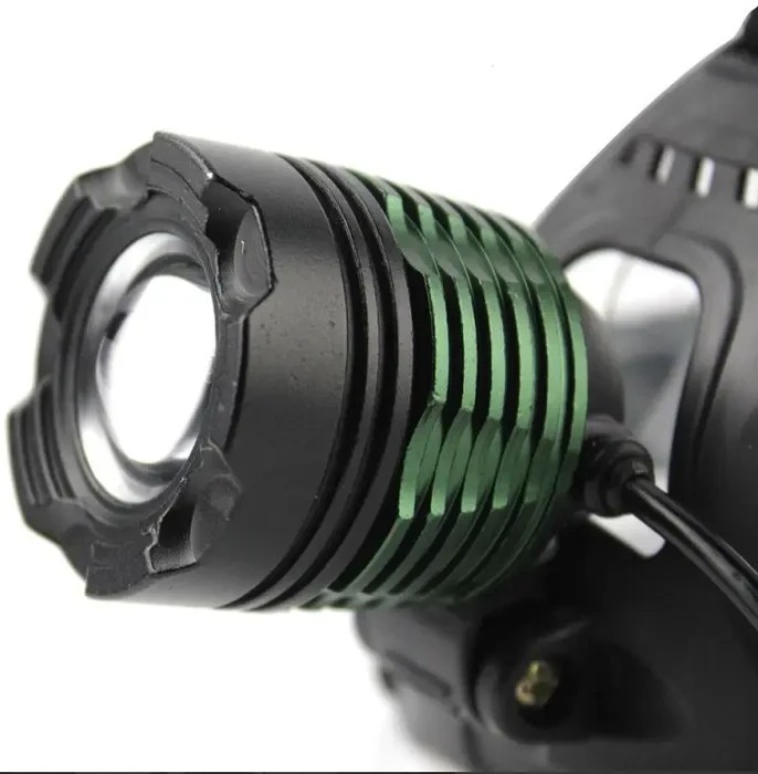 Фонарик налобный BAILONG BL-6908-2 Встроенный аккумулятор из УФ