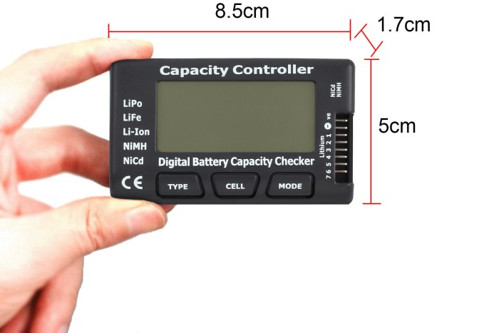 Тестер LiPo батарей CellMeter7