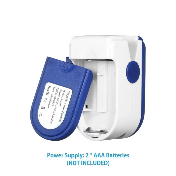Пульсоксиметр Fingertip LK88 Pulse Oximeter Бело-синий
