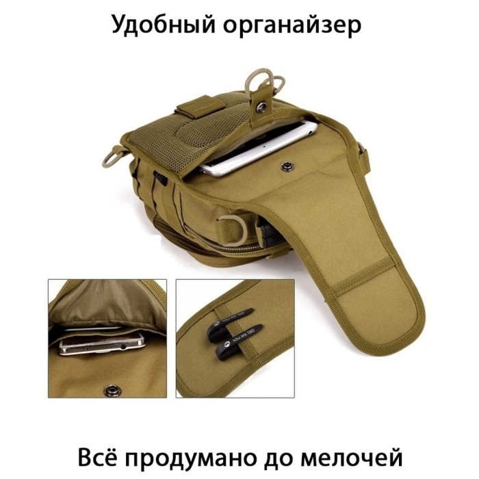 Тактичний універсальний рюкзак Тактичний рюкзак ЗСУ, Тактичний середній чоловічий рюкзак
