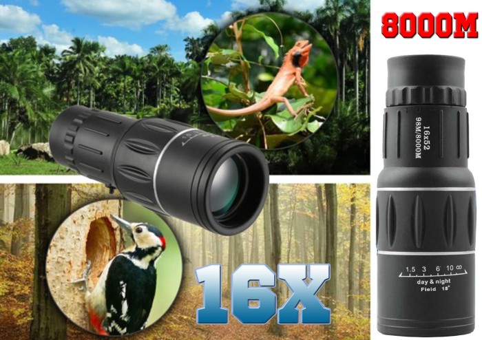 Монокуляр Bushnell 16x52 PowerView монокль, Бушнел, подзорная труба с чехлом