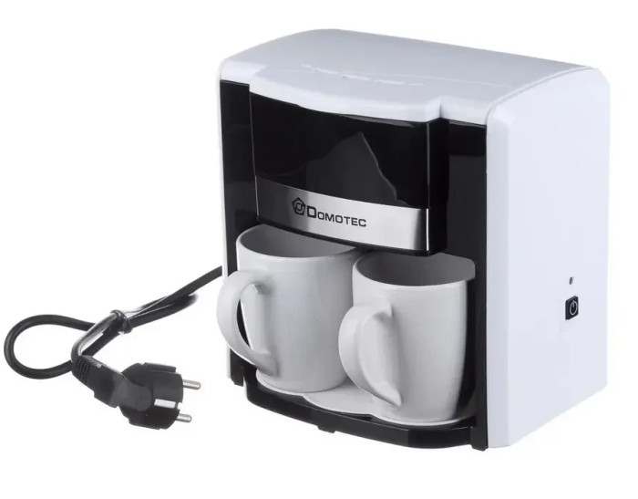 Кофеварка DOMOTEC MS0706 Белая
