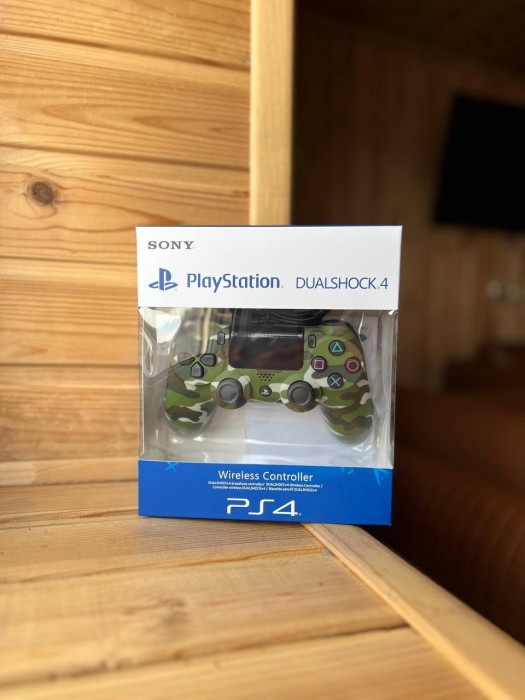 Беспроводной геймпад для консоли Dualshock 4 "хаки" армия камуфляж