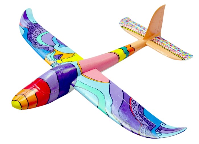 Планер метальний J-Color Hawk 600мм c комплектом фарб