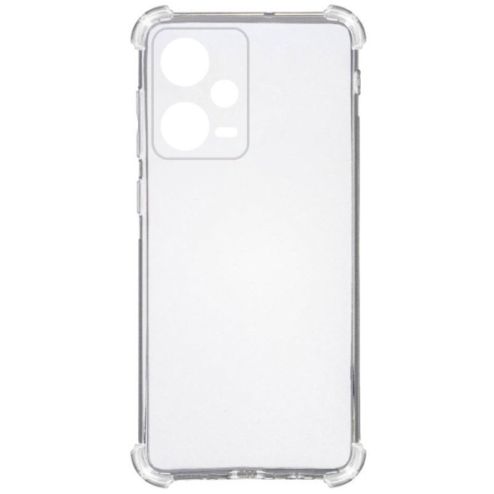 TPU чохол GETMAN Ease logo посилені кути Full Camera для Xiaomi Redmi Note 12 Pro 5G Безбарвний (прозорий)