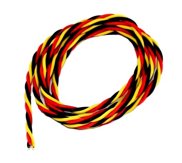 Сервопровід QJ 22 AWG скручений (JR), 1 метр