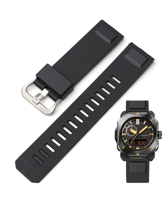 Ремінець для Casio Pro Trek PRW-6900Y Black SI