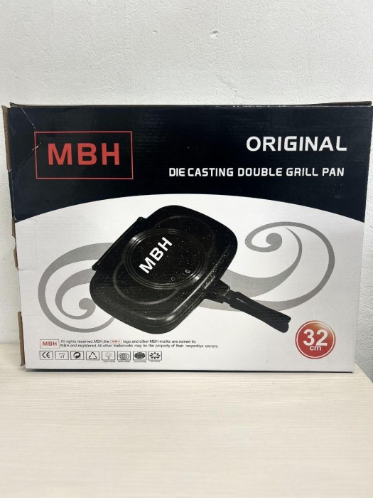 Двойная сковорода-гриль Double Grill Pan 32 см.