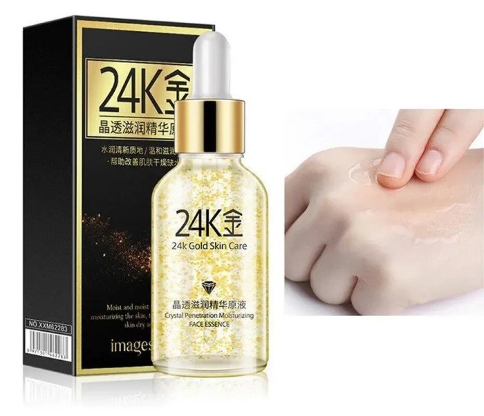 Антивозрастная сыворотка с гиалуроновой кислотой и золотом 24K GoldZen №24К 30мл