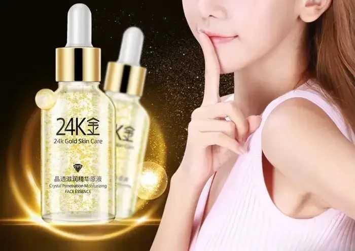Антивозрастная сыворотка с гиалуроновой кислотой и золотом 24K GoldZen №24К 30мл