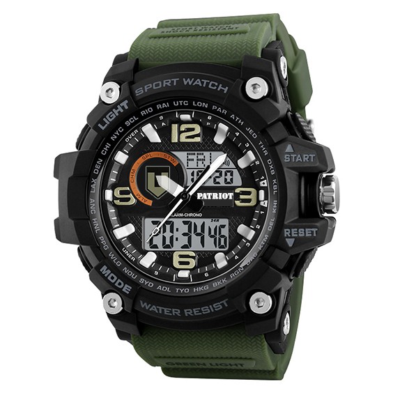 Patriot 012AGTRO ТРО Чорні з зеленим + Коробка