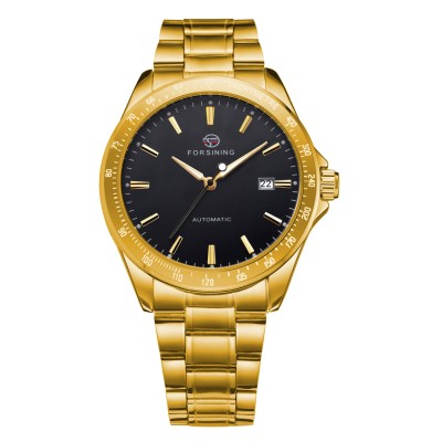 Forsining 8294 Gold-Black Steel