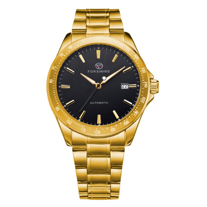 Forsining 8294 Gold-Black Steel
