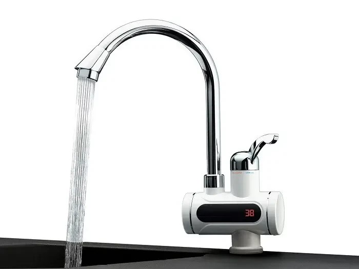 Кран водонагреватель с LCD экраном Instant Electric Heating Water  (нижнее подключение) FT-003
