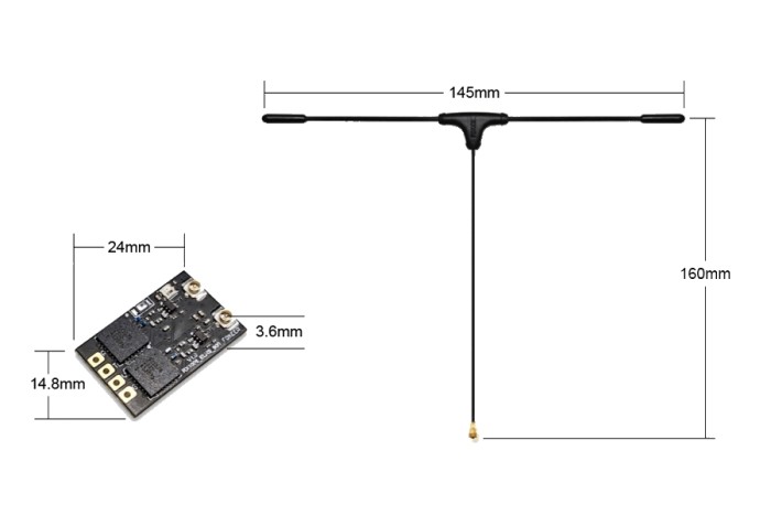Приймач Foxeer ELRS 868-915MHz Diversity