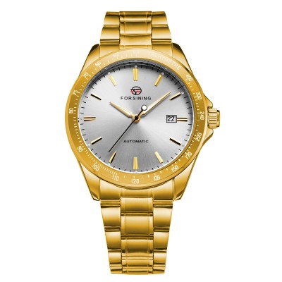 Forsining 8294 Gold-White Steel