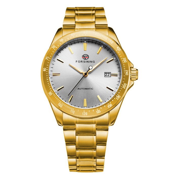 Forsining 8294 Gold-White Steel