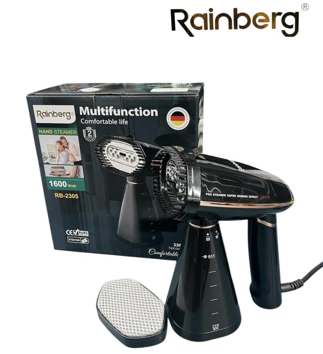 Отпариватель вертикальный для одежды Rainberg RB-2305 1600 Вт Пароочиститель для штор и постельного белья