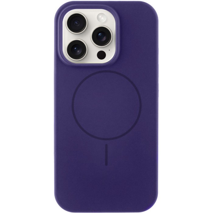 Чохол Silicone Case Full Protective (AA) NO LOGO with MagSafe для Apple iPhone 16 Pro Max (6.9") Фіолетовий / Amethyst