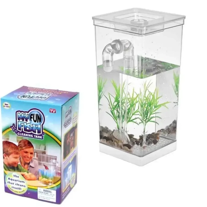 Аквариум для рыбок с системой самоочистки и светодиодной подсветкой fish tank HA-149