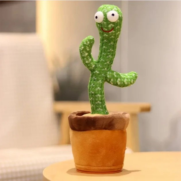 УЦЕНКА! Танцующий кактус Dancing Cactus 32 см (Нет упаковки 2686)