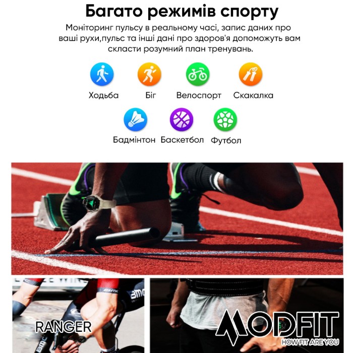 Modfit Ranger Grey 36 мм.