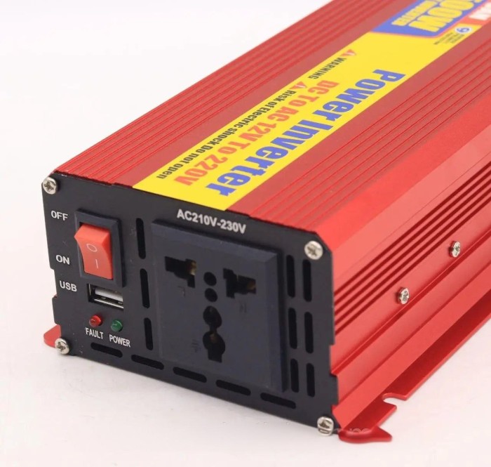 Преобразователь напряжения инвертор UKC AR 5000W 12-220V Автомобильный преобразователь