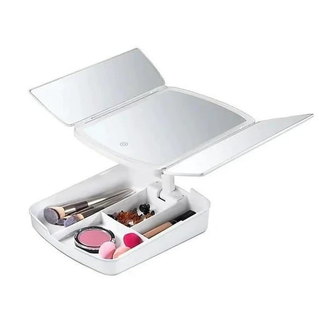 Настольное зеркало для макияжа Large LED Mirror "My Foldaway Lighted Makeup Mirror"