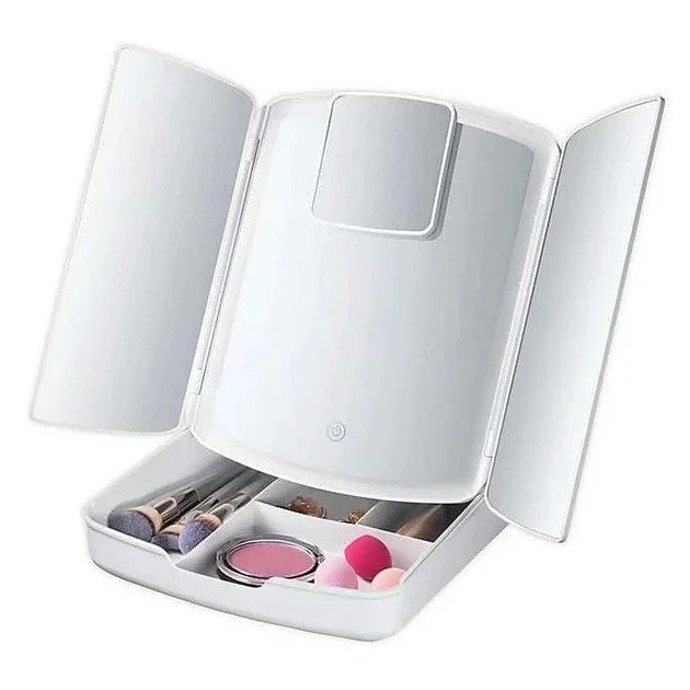 Настольное зеркало для макияжа Large LED Mirror "My Foldaway Lighted Makeup Mirror"