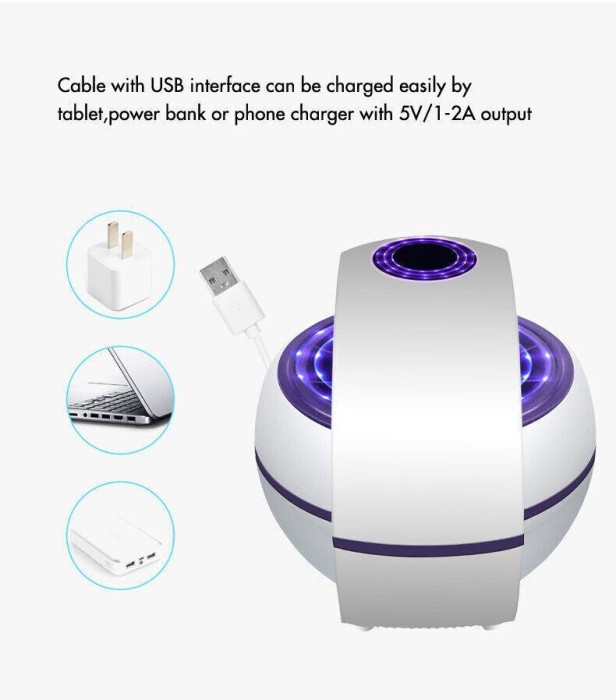 Уничтожитель насекомых Лампа от комаров  Photocatalysis Suction Type Mosquito Killer